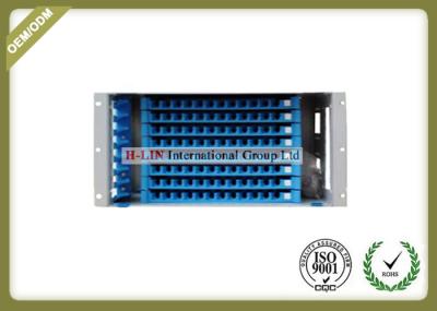 Waterproof 5U 96 Ports Fiber Optic Distribution Box For Telecommunication / Network