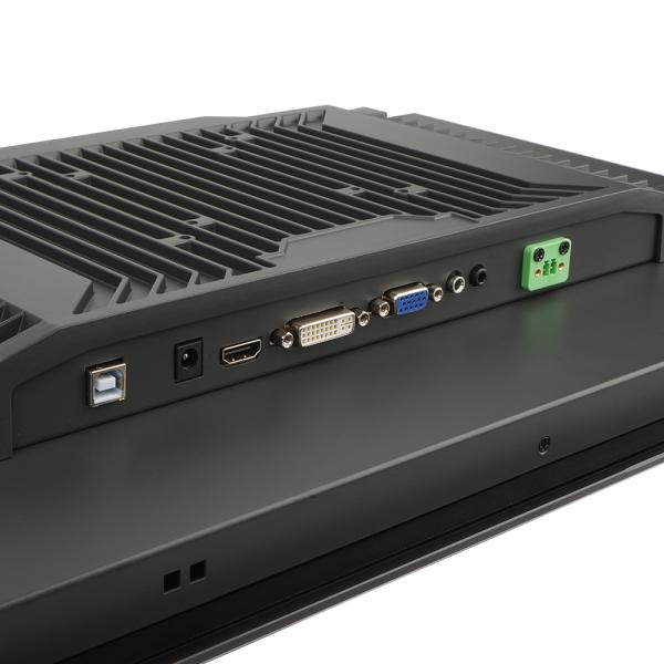 Stock 17 polegadas de tela sensível ao toque todo em um painel Pc Industrial Computador embutido estilo Mini Pc