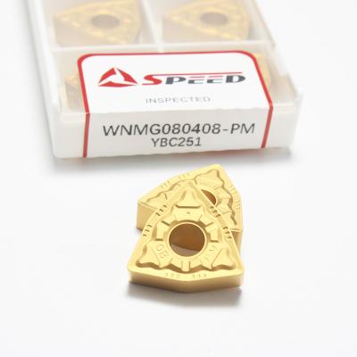 Ferramentas de corte de gerencio WNMG080404-DM da máquina do torno das inserções de WNMG 08