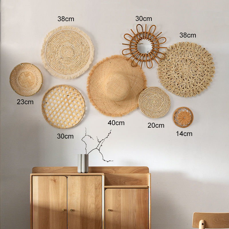 Rattan Creative Handmade Wall Hanging Decoration Wall Art Home Decor