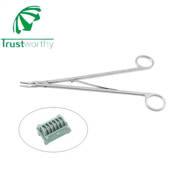 Endoscopic Laparoscopic Surgery Hemostatic Hemolock Lt400 Lt300 ML Size Green Color Ligaclip Titanium Ligating Clip Cartridge With Applier