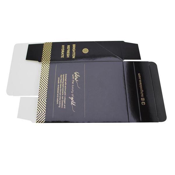 Emballage de boîtes de beauté cosmétiques en papier sur mesure pour masques pour les yeux avec logo