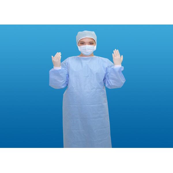 Устранимое усиленное изготовление на заказ размера цвета хирургической мантии голубое материальное Не-сплетенное
