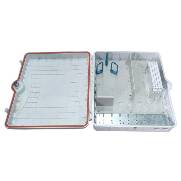 Waterproof FTTH Fiber Optic Terminal Box Support Cable Entry Without Cutting