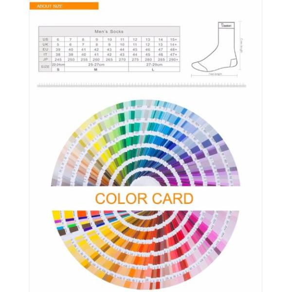 Custom Logo, design knitted Technics and Breathable,Sporty,Anti-Bacterial Men socks