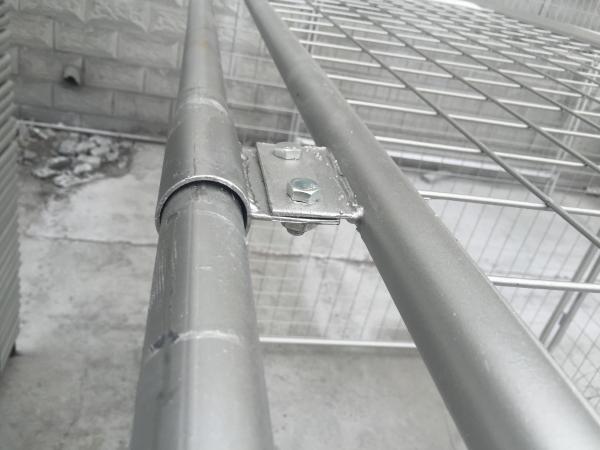 Customized Galvanised Steel Rubbish Cage HDG 14 Microns / 42 Microns