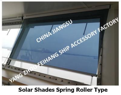 IMPA150721-Solar Shades Spring Roller Type Color Blue Spring Self Positioning