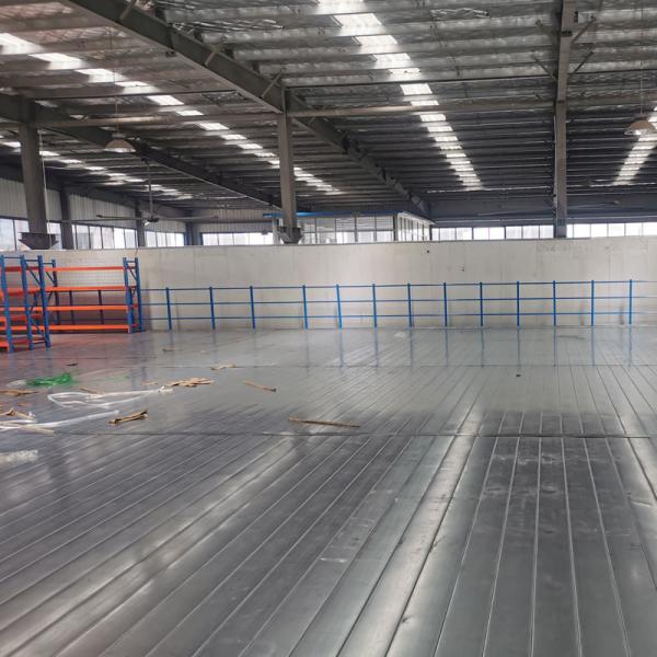 Customized Length Steel Mezzanine Shelving Heavy Duty Industrial Storage Solutions