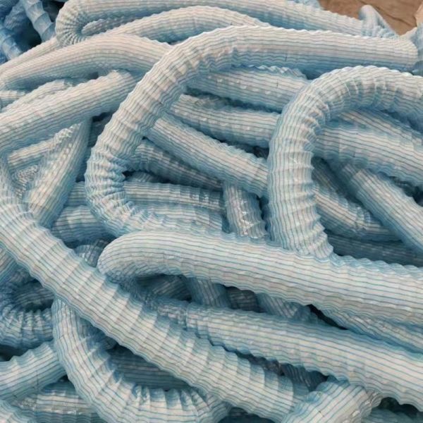 High Strength HDPE Flexible Permeable Pipe Drainage Hose For Highway Tunnel Soft Soil Drainage