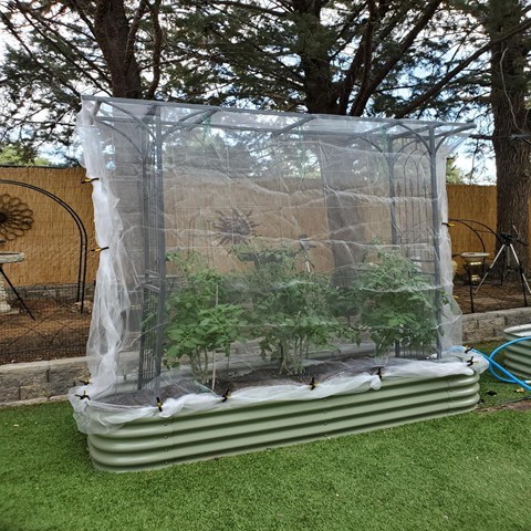 HDPE Different Size Garden Netting 30-50 Mesh For Vegetables