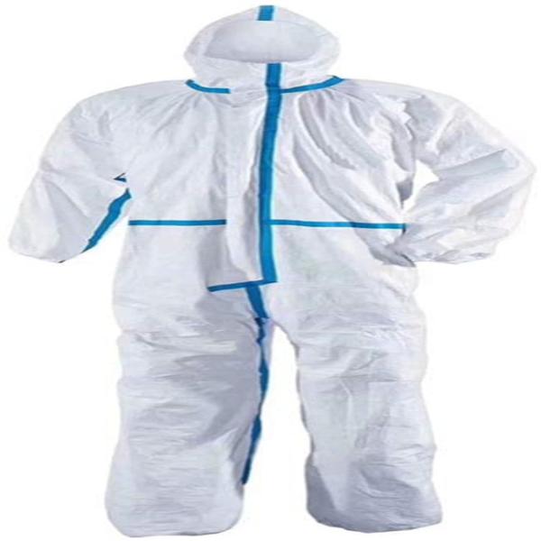 Antibacterial Non Woven Disposable Medical Coveralls S - XXXL Full Sizes