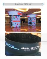 Module d'affichage d'écran LED P3 intérieur avec niveau de protection IP65 et conception flexible