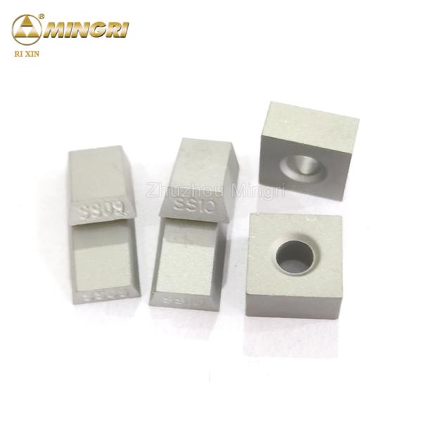 High Wear Resistance SS10 Tungsten Carbide Brazing Tips For Cutting Stone