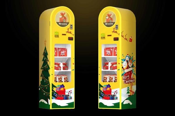 máquina de venda automática quente da caixa 110V, máquina de venda automática do Natal da altura de 1.6m