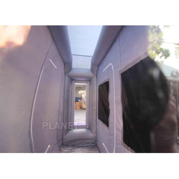 6m Long Inflatable Spray Paint Tent With PVC Tarpaulin Or Oxford Cloth Material