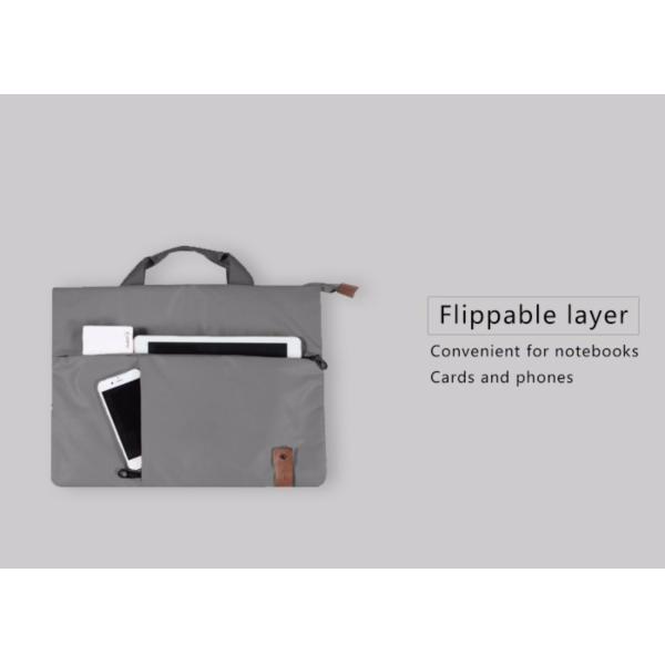 A luva do portátil do computador da lona do algodão ensaca a grande capacidade 150T