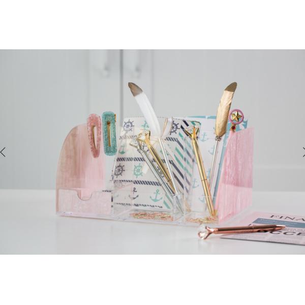 10" организатор стола x7.28 " x5» светящий ясный акриловый