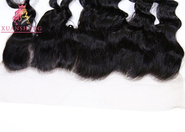 13x4 Frontal Closure Loose Wave Lace Front Closures For Body Weaving