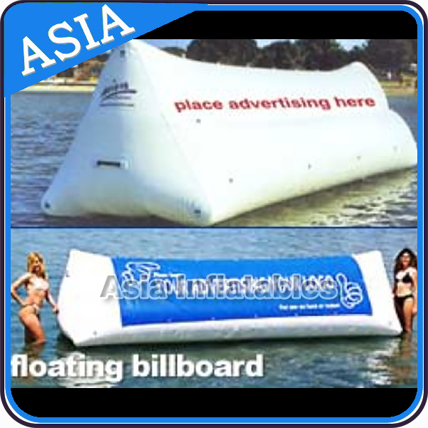 Inflatable Billboard / PVC Tarpaulin Advertising Inflatables Water Billboard