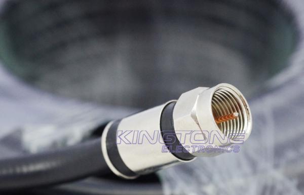 RG6 CATV Coaxial Cable in 20M with Compression Connector for Digital Camera