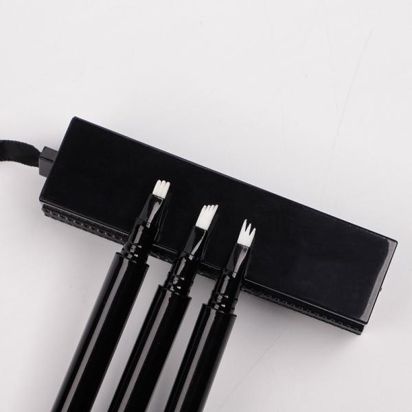 New Eyebrow Pencil Waterproof Fork Tip Eyebrow Tattoo Pen OEM Hot Sale Four Tips Eyebrow Pencil