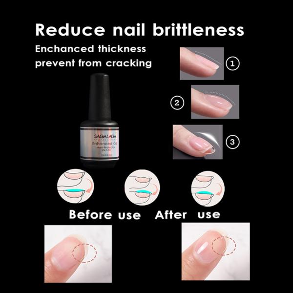 Soak Off Long Lasting Nail Strengthener Treatment Natural Vegan Formula Strengthen Nails
