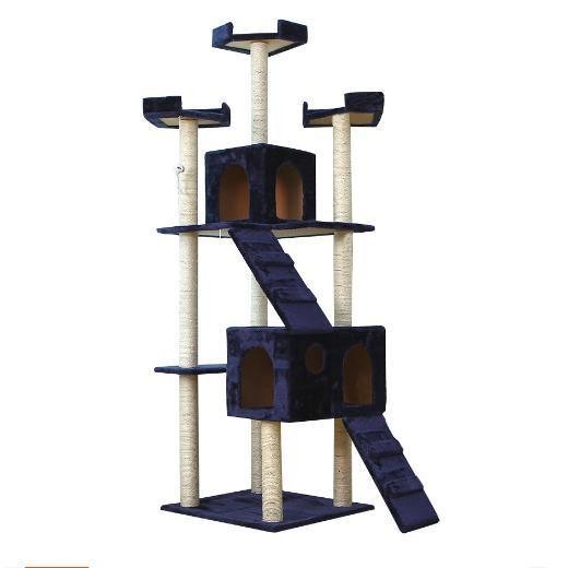 Different Size Flannel Pet Toy for Customized Cat Climbing Frame and Scratcher at Wholesal