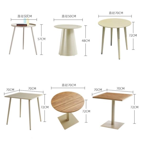 NO Folded Design Garden Outdoor Furniture Table and Chair Dining Set with Customized Color