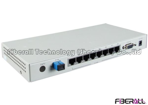 8 FE + 1 CATV EPON Ont Equipment Passive Network Equipment 1 X 32 Fiber Channel