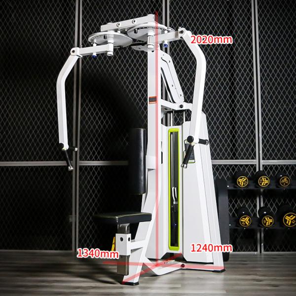 Gym Center Strength Training Equipment Indoor Pin Loaded Pearl Seated Delt/Pec Fly