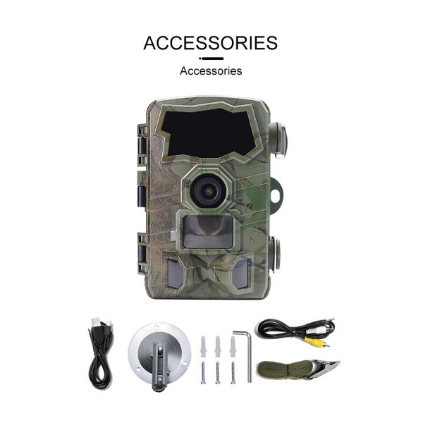 32MP BT WIFI Hunting Camera Video Infrared Night Vision Trial Camera Waterproof Outdoor Wildlife Surveillance Camera