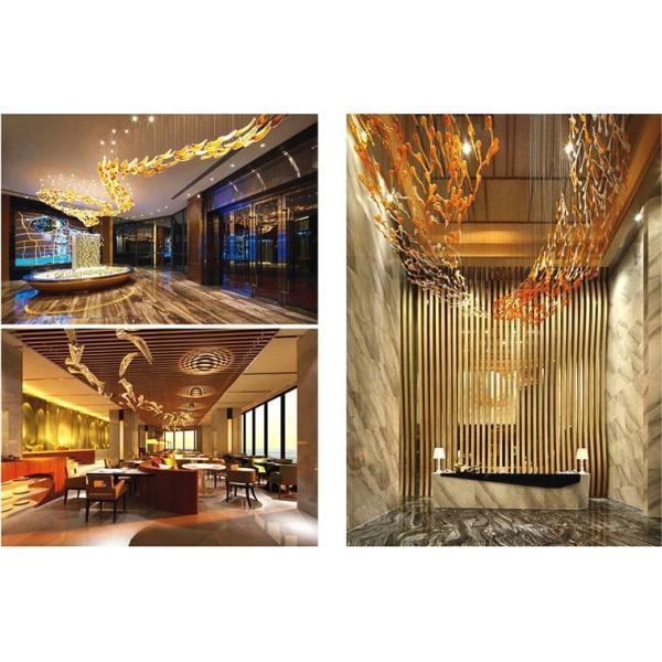 Креативное искусство роскошный кристаллический люстра для выставочного зала или конференц-зала