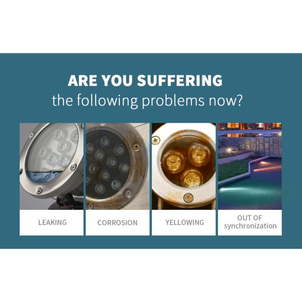 СИД DC24V RGB подводное делает центром внимания 24 кабеля DMX512 VDE ватта