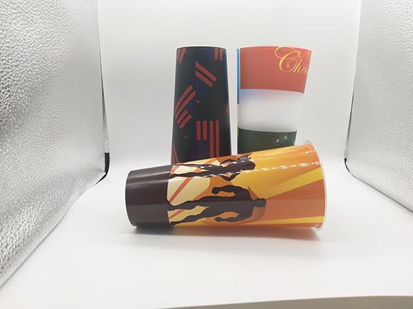 Iml Printed Plastic Cups 700ml Reusable In Mould Label FDA Certification