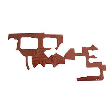 Thickness 0.5mm 12V 180 Degree Polyimide Foil Heater For Laser Display