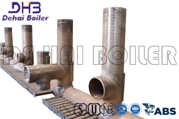 Collecting Box Copper Manifold , Boiler Tube Ensuring Uniform Heating