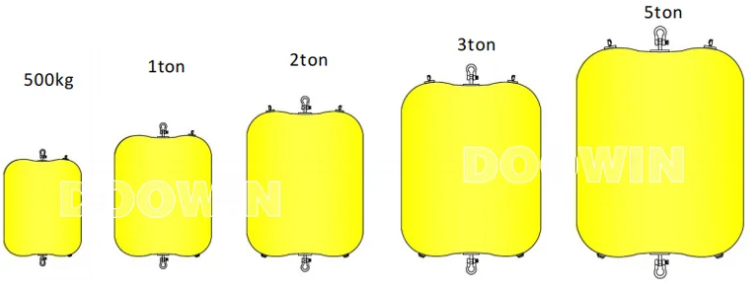 Single Point Mono Buoyancy Units MBU Type For Pipeline Laying