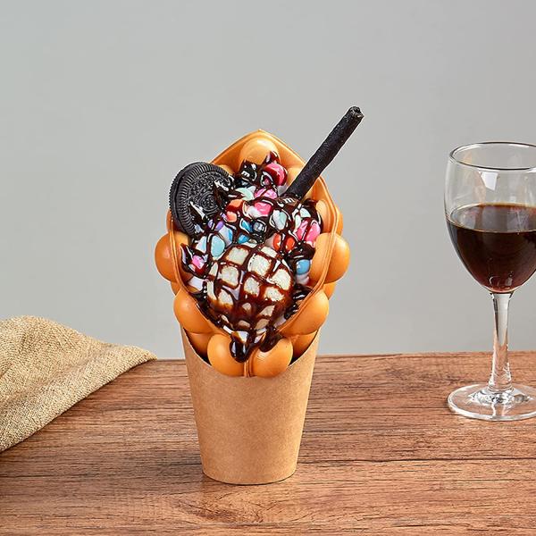 Grado alimenticio papas fritas Cajas de embalaje de alimentos Cartón Kraft para llevar / para llevar Cajas de freír francés Caja para restaurante / caja de gofres