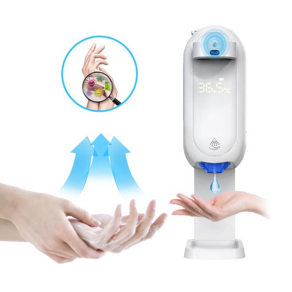 Материал ABS Dispener ультракрасного 1100ml Touchless мыла цифров белый
