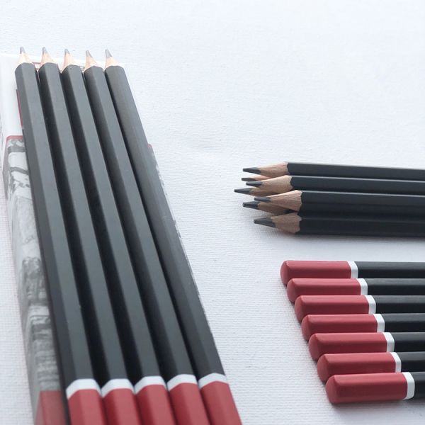 3B Various Black Specifications Wooden Pencils Set