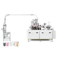 alta velocidade automática da máquina ultrassônica do copo 350gsm de papel com suporte de copo