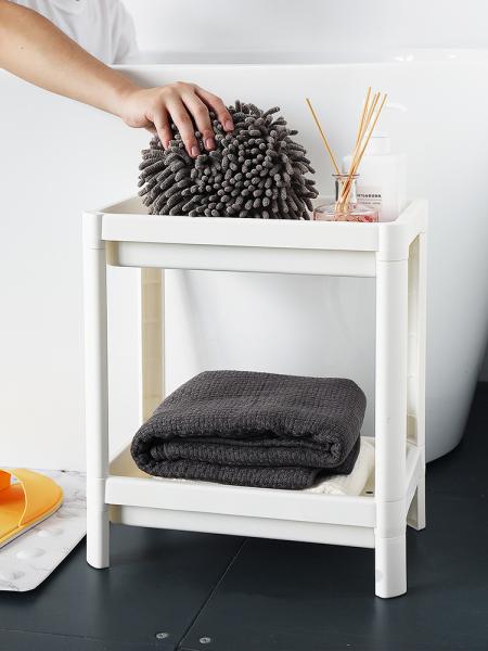 White Plastic Bathroom Corner Shelves 4 Layer Plastic Bathroom Corner Shelf
