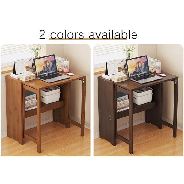 Household Folding Desk Living Room Large Study Table Office Space Saving Foldable Writing Workbench Home Furniture