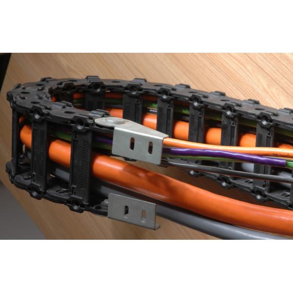 PUR wear resistant with overall copper screen robot cable EKM70973 with ROHS 0.14sqmmx12Cores