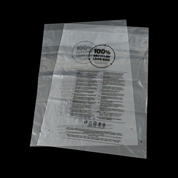 PE PP CPE OPP Переработанные прозрачные пластиковые пакеты 50 микронов 60 микронов