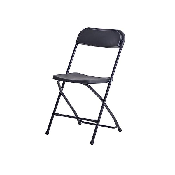Wholesale Folding Portable Pp Plastic Metallic Frame Dinning Chair Plastic Chairs For Events