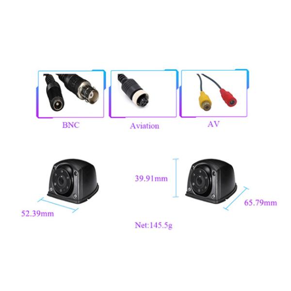 Водостойкая IP69K Внешняя камера наблюдения за автомобилем 170 градусов 1080P камера автомобиля