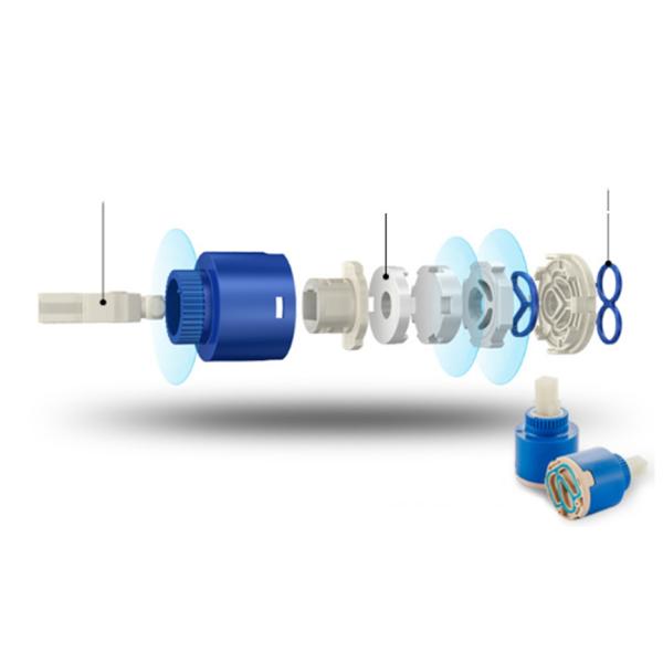 Hotel Bathroom Luxury Bath Faucet Overhead Rainfall Thermostatic Shower Head Set