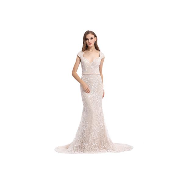 Sexy Off Sholder Ladies Evening Dresses , Muslim Wear Long Sleeve Ball Gown