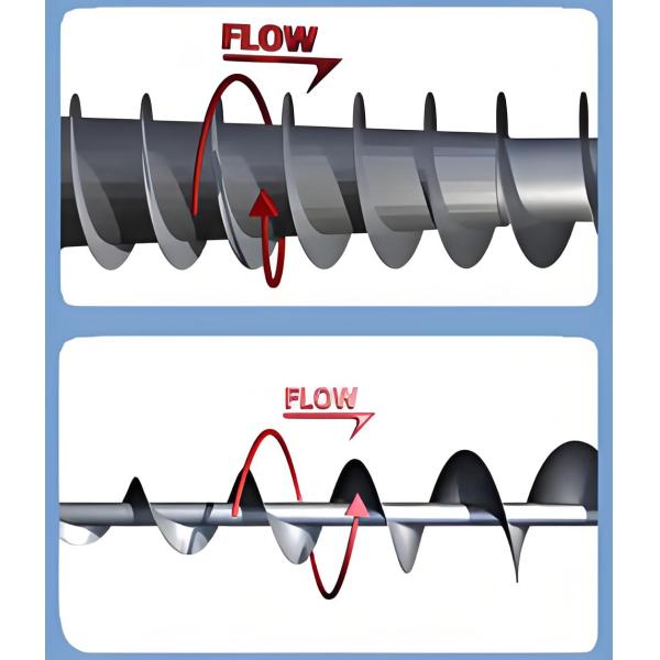 Transporteur à vis sous vide pneumatique en acier inoxydable pour poudre de PVC avec tube à auger